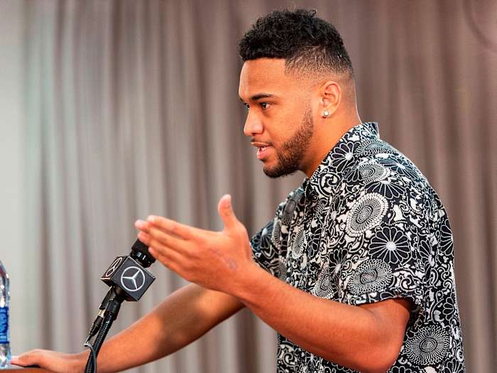 Tua Tagovailoa announces his decision Monday to forgo his senior year and enter the NFL draft.